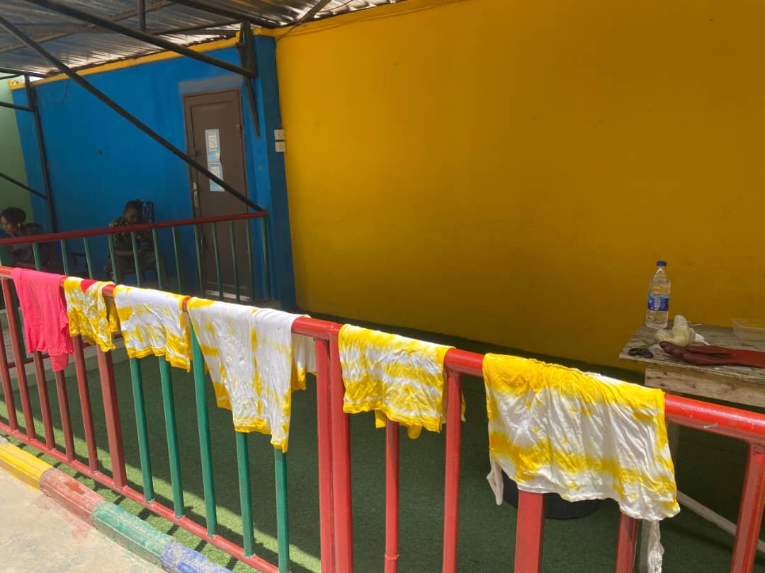 Dandave School pupils working on creative art activities